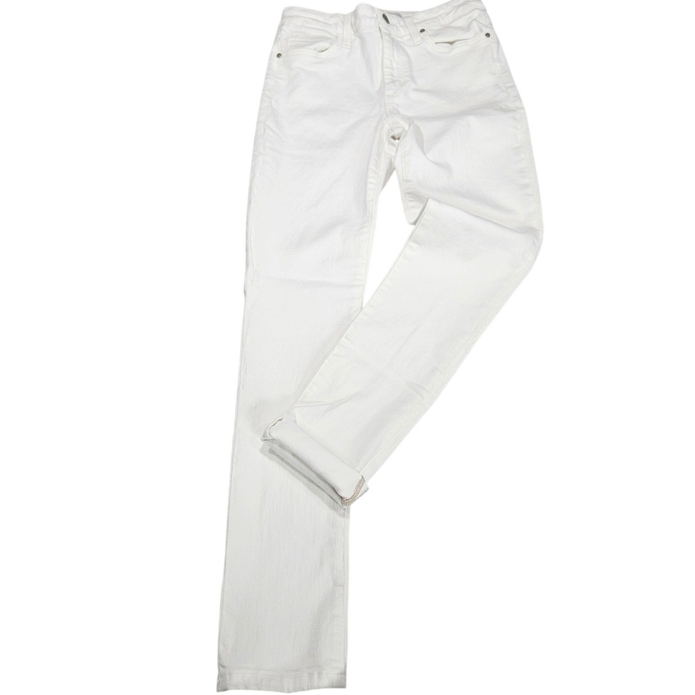 Joes Jeans The Cuff Crop White Skinny Jeans Womens‎ Size 28 Mid Rise Stretch
